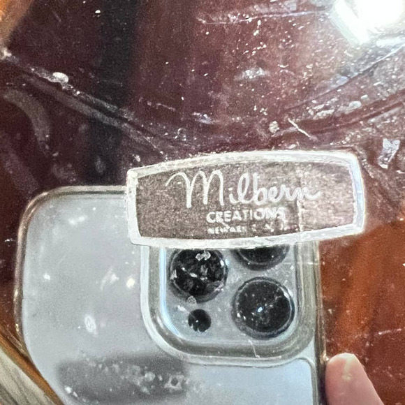 Vintage MCM Milbern Creations Chromium Bread Tray Decorative Handles Retro Box - Picture 4 of 6